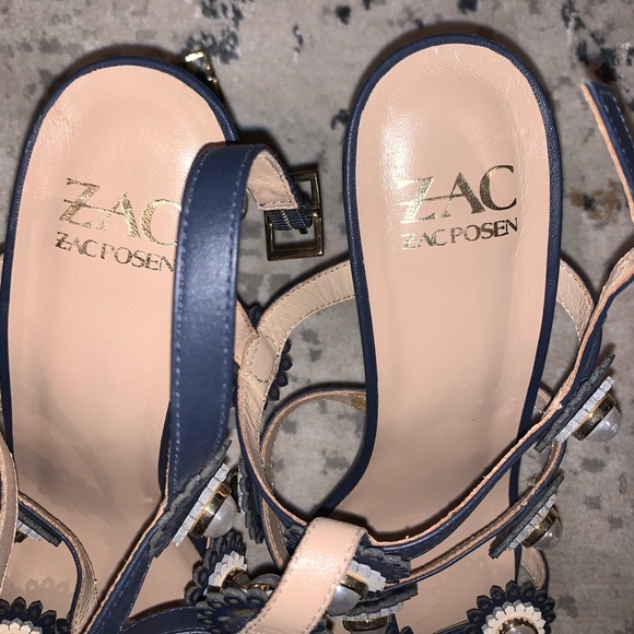 Zac zacposen floral pearl heels size 37 - Picture 7 of 8
